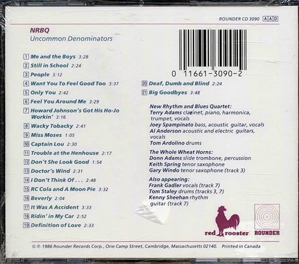NRBQ - Uncommon Denominators (CD)
