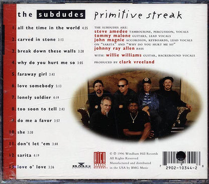 The Subdudes - Primitive Streak (CD)