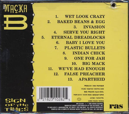 Macka B - Sign Of The Times + We've Had Enough (2 albums on 1 CD) (CD)