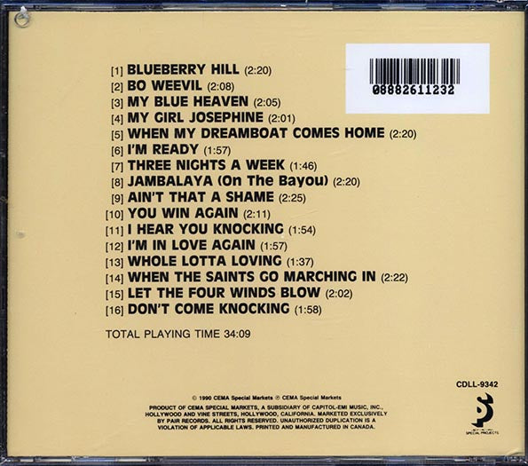 Fats Domino - Whole Lotta Rock N Roll (CD)