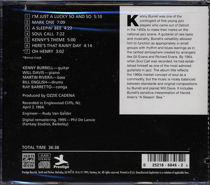 Kenny Burrell - Soul Call (CD)
