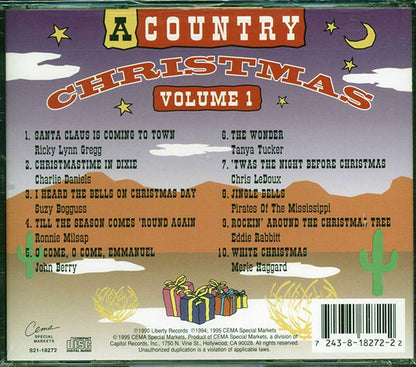 Ricky Lynn Gregg, Charlie Daniels, Ronnie Milsap, Etc. - A Country Christmas Volume 1 (CD)