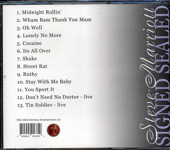 Steve Marriott - Signed Sealed (CD)