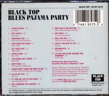 Lynn August, Snooks Eaglin, Robert Ward, Etc. - Black Top Blues Pajama Party (CD)