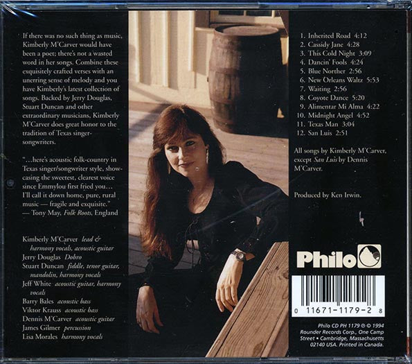 Kimberly M'Carver - Inherited Road (CD)
