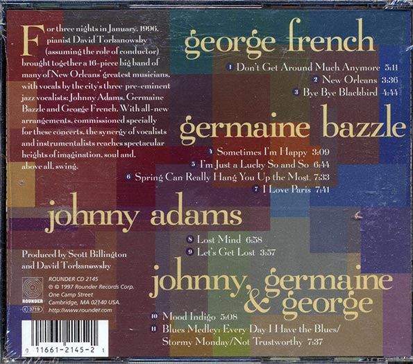 The New Orleans CAC Jazz Orchestra, Johnny Adams, Germaine Bazzle, George French - Mood Indigo Conducted By David Torkanowsky (CD)