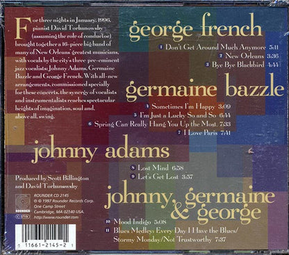 The New Orleans CAC Jazz Orchestra, Johnny Adams, Germaine Bazzle, George French - Mood Indigo Conducted By David Torkanowsky (CD)