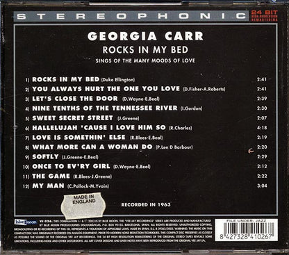 Georgia Carr - Rocks In My Bed: Sings Of The Many Moods Of Love (CD)