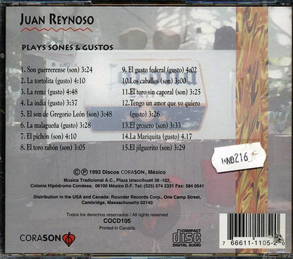 Juan Reynoso - Paganini Of The Mexican Hot Lands (CD)