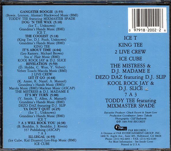 Ice-T, Toddy Tee, 2 Live Crew, Etc. - Prime Kuts Volume 2 (CD)