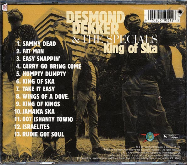 Desmond Dekker & The Specials - King Of Ska (CD)