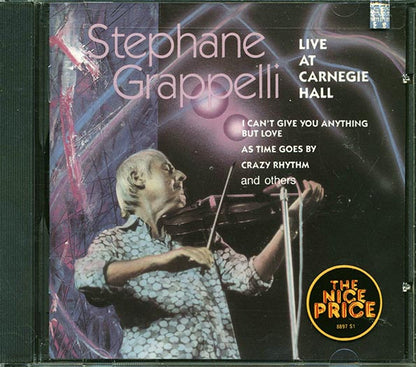 Stephane Grappelli - Live At Carnegie Hall (CD)