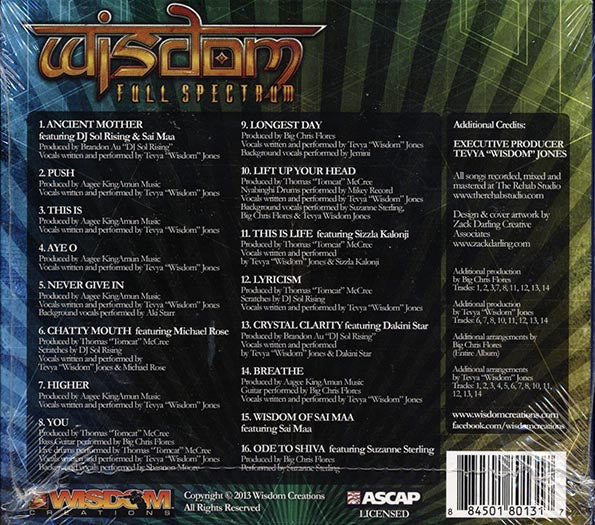 Wisdom - Full Spectrum (CD)