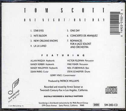 Tom Scott - One Night / One Day (CD)