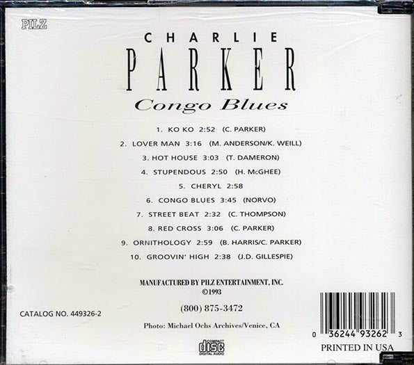 Charlie Parker - Congo Blues (CD)