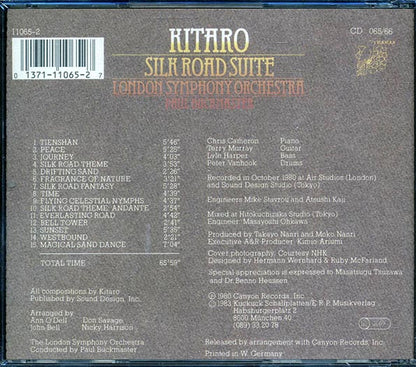 Kitaro, London Symphony Orchestra, Paul Buckmaster - Silk Road Suite (CD)