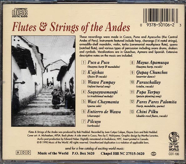 Various - Flutes & Strings Of The Andes (CD)