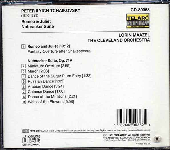 Tchaikovsky, Lorin Maazel, The Cleveland Orchestra - Romeo & Juliet / Nutcracker Suite (CD)