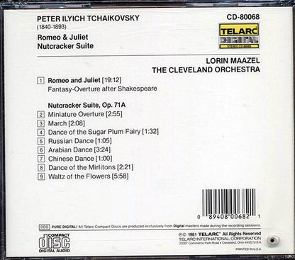 Tchaikovsky, Lorin Maazel, The Cleveland Orchestra - Romeo & Juliet / Nutcracker Suite (CD)