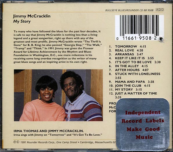 Jimmy McCracklin - My Story (CD)
