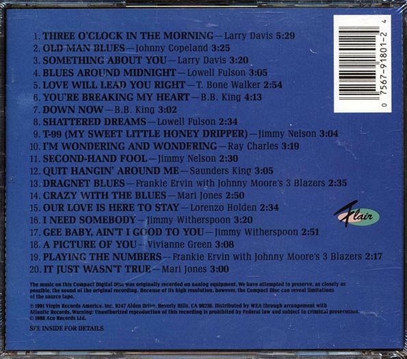 Lowell Fulson, Jimmy Nelson, Ray Charles, Etc. - Blues Around Midnight (CD)