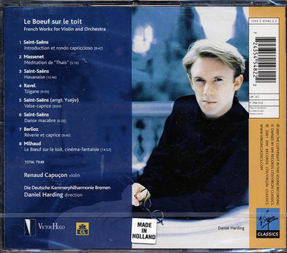 Renaud Capucon, Daniel Harding, Die Deutsche Kammerphilharmonie Bremen - Le Boeuf Sur Le Toit: French Works For Violin And Orchestra (CD)