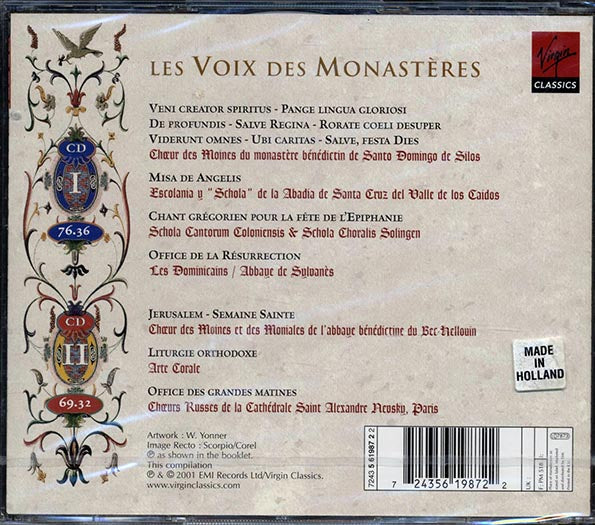 Various - Les Voix Des Manasteres (CD)