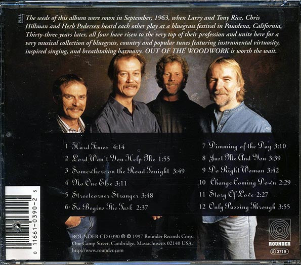 Rice Rice Hillman & Pedersen - Out Of The Woodwork (CD)