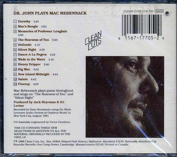 Dr. John - Dr. John Plays Mac Rebennack (CD)