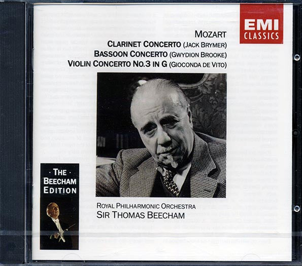 Mozart, Royal Philharmonic Orchestra, Sir Thomas Beecham - Mozart: Concertos (CD)