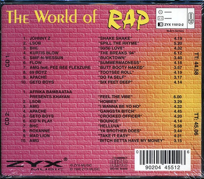 Johnny Z, LSOB, BHC, Etc. - The World Of Rap (CD)