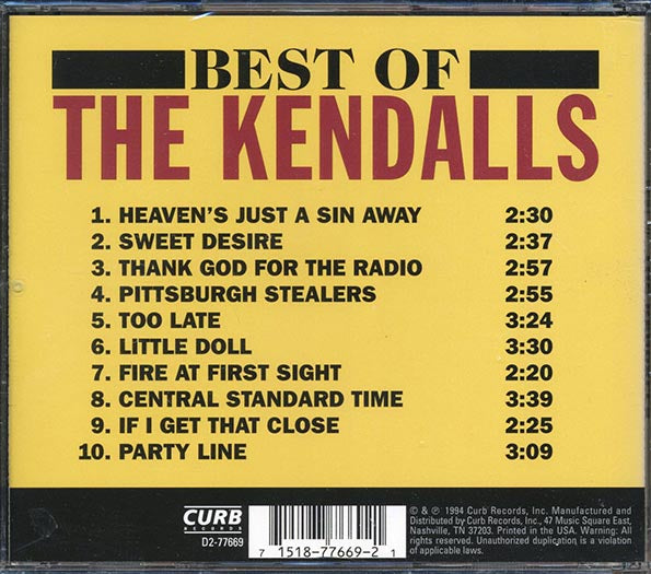 The Kendalls - Best Of Kendalls (CD)