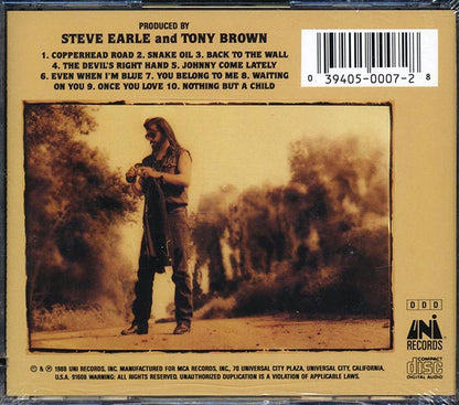 Steve Earle - Copperhead Road (CD)