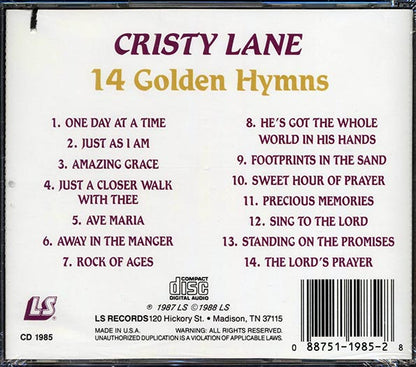 Cristy Lane - 14 Golden Hymns (CD)