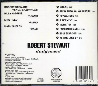 Robert Stewart - Judgement (CD)