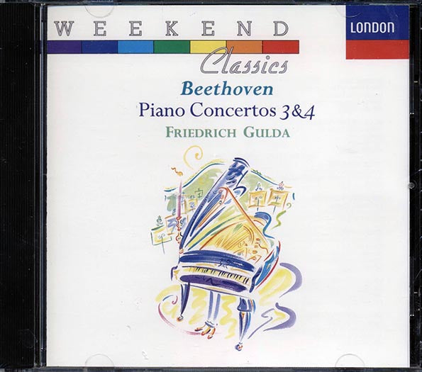 Beethoven, Friedrich Gulda - Piano Concertos 3 & 4 (CD)