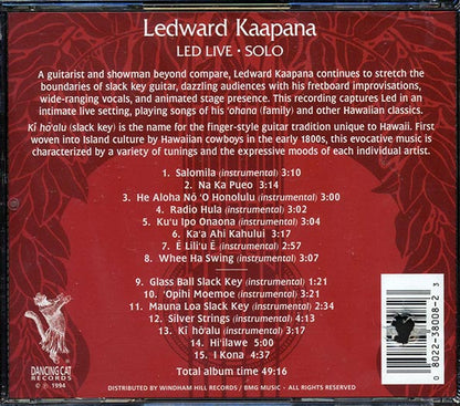 Ledward Kaapana - LED Live: Solo (CD)