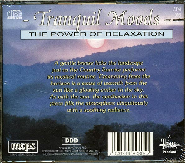 Unknown Artist - Tranquil Moods: The Power Of Relaxation Country Sunrise (CD)