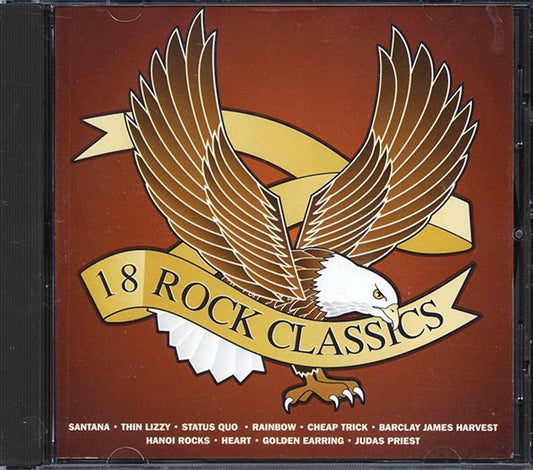 Thin Lizzy, Santana, Cheap Trick, Judas Priest, Etc. - 18 Rock Classics (CD)