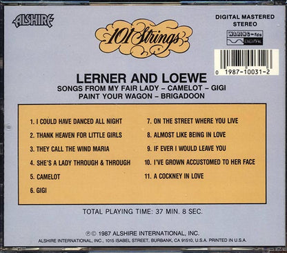 101 Strings - Lerner And Loewe (CD)