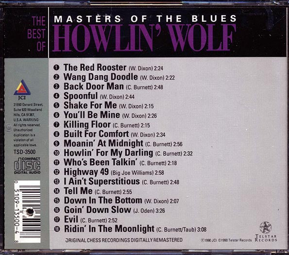 Howlin' Wolf - The Best Of Howlin' Wolf (CD)