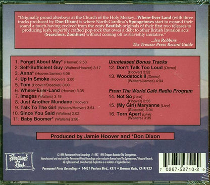 The Spongetones - Where-Ever-Land (CD)