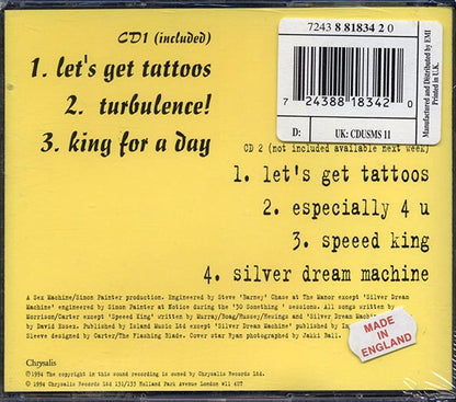 Carter The Unstoppable Sex Machine - Let's Get Tattoos (CD)