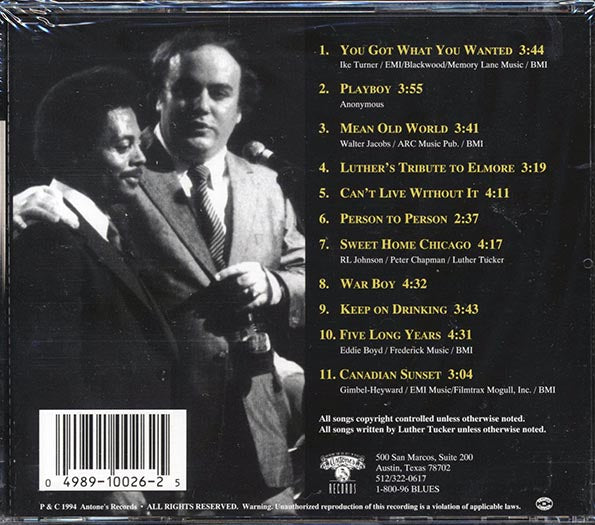 Luther Tucker - Sad Hours (CD)