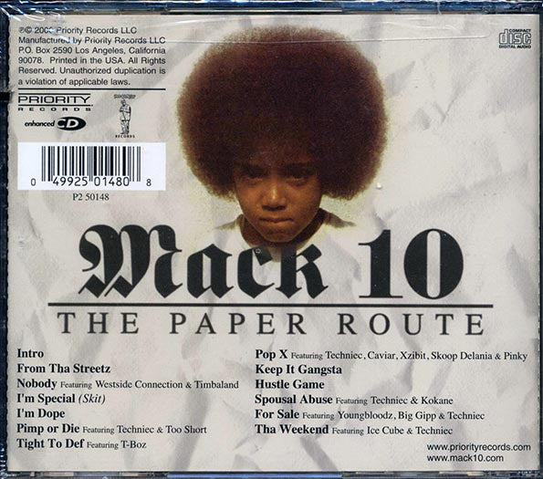 Mack 10 - The Paper Route (CD)