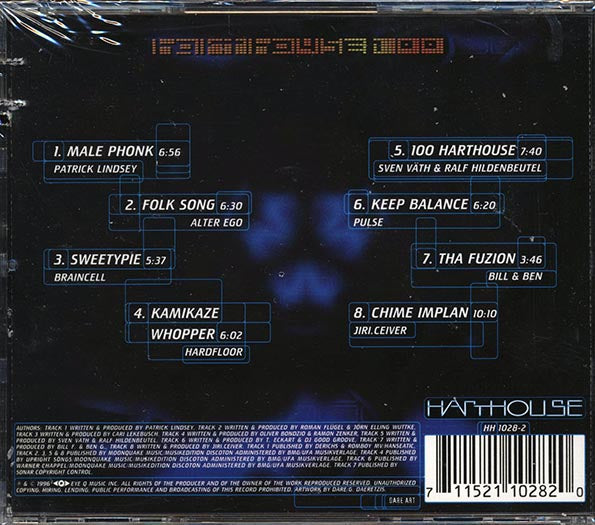 Patrick Lindsey, Alter Ego, Braincell, Etc. - Harthouse 100 (CD)
