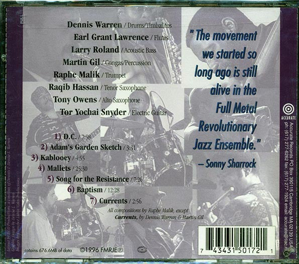 Dennis Warren's Full Metal Jacket Revolutionary Jazz Ensemble - Watch Out (CD)
