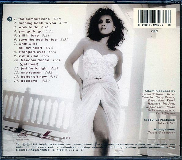 Venessa Williams - The Comfort Zone (CD)
