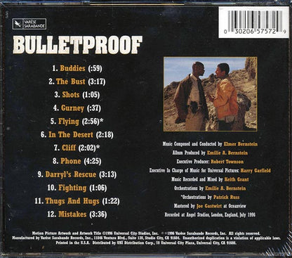 Elmer Bernstein - Bulletproof: Original Motion Picture Score (CD)