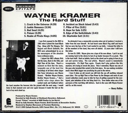 Wayne Kramer - The Hard Stuff (CD)